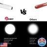 Pen Lights for Nurses Pen Light with Pupil Gauge and Ruler Reusable Penlight Medical Pen Light for Doctors Nursing Students EMT EMS White Light LED Penlights for Nurses with 4 Batteries 2pcs White