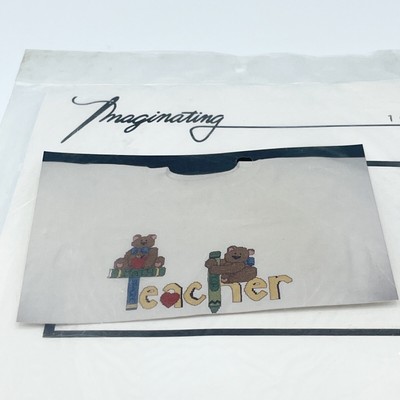 Vintage Imaginating Counted Cross Stitch Teacher Kit for Sweatshirt T-shirt 1050