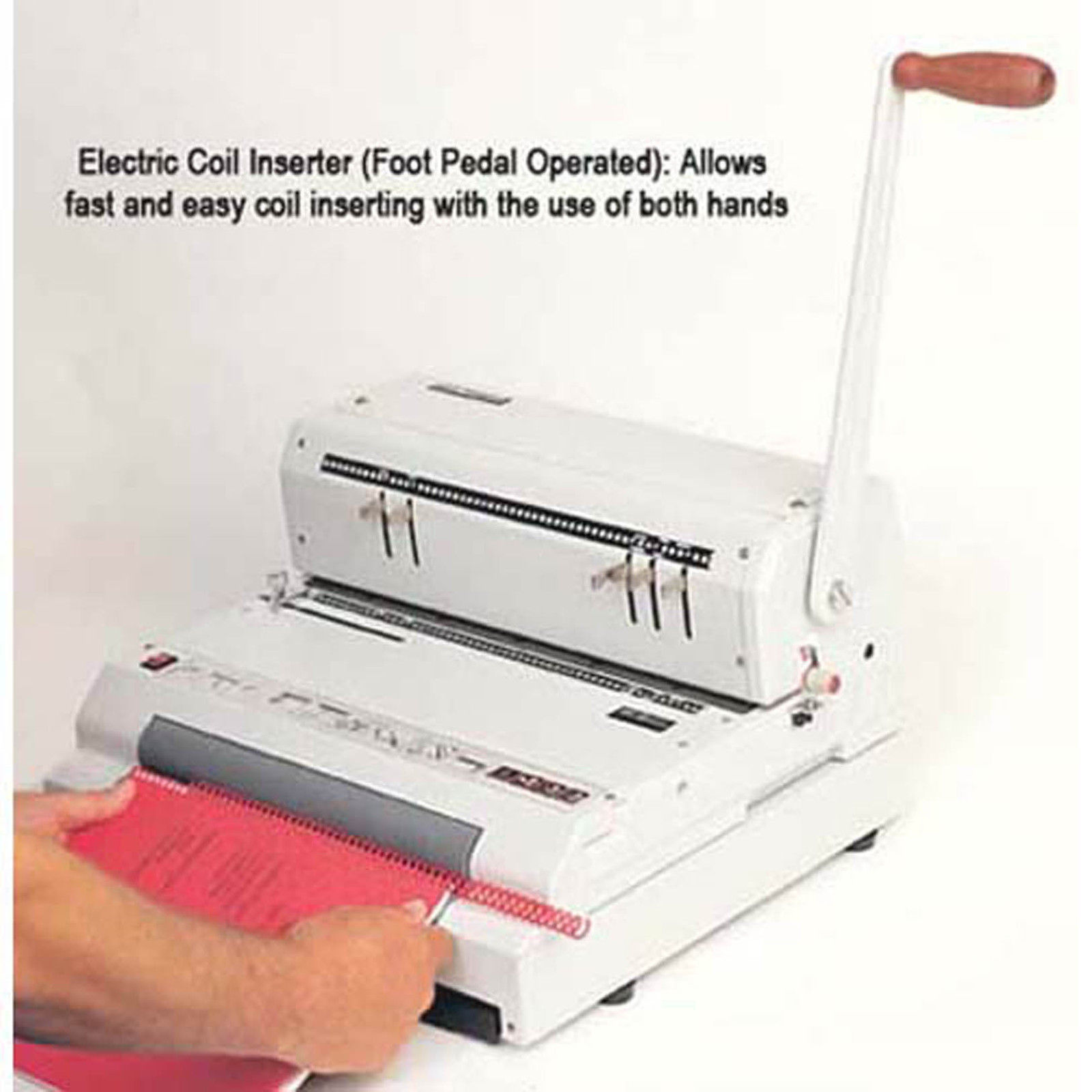 Akiles Coilmac ECI 41 Coil Binding Machine & Punch with Electric Inserter (Used)