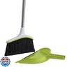 Casabella Basics 2-Piece Angled Broom and Dustpan Set, 44