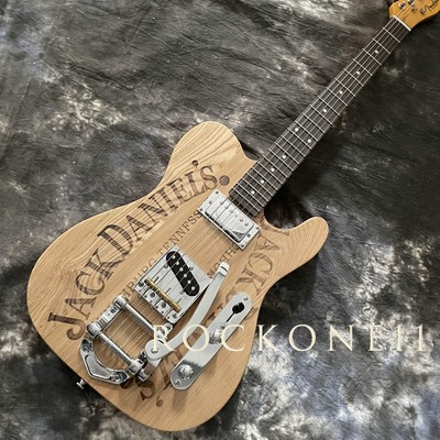 Custom Handmade TL 6 Strings Electric Guitar Jazz Bridge Maple Neck