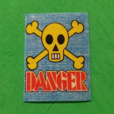 Vintage Cracker Jack 1979 Iron-on Patch IRON-ONICS - Danger
