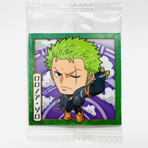 One Piece Great Pirate Seal Wafer LOG.8 SW8-02 N Zoro Bandai