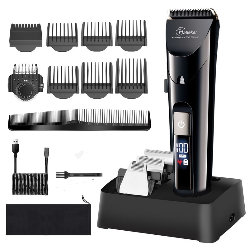 Hatteker Haarschneider Herren Bartschneider PrÃ¤Zisionstrimmer Wasserdicht 4 In 1