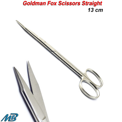 Sugical Goldman Fox Scissors Super Cut Tissue Dissection Suture Shears TC Dental