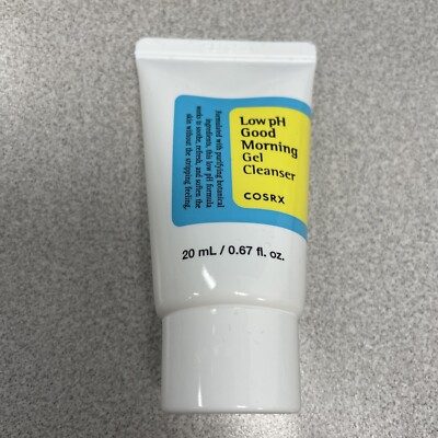 Cosrx Low pH Good Morning Gel Cleanser Wash 20ml 0.67oz Travel Mini Sample NEw