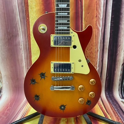 Standard LP electric guitar bullet hole sunburst ACTUAL PHOTO US warehouse  v