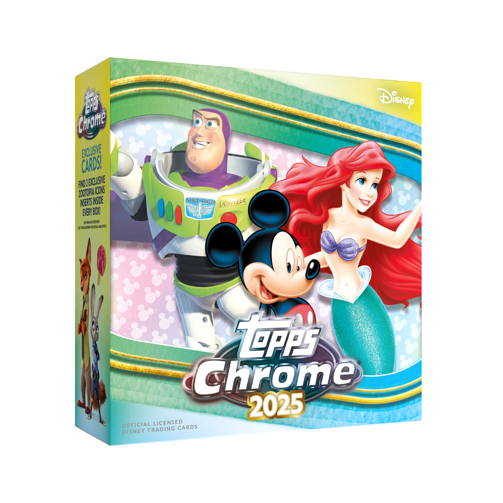 2025 TOPPS CHROME DISNEY MEGA BOX (60 Cards/2 Zootopia