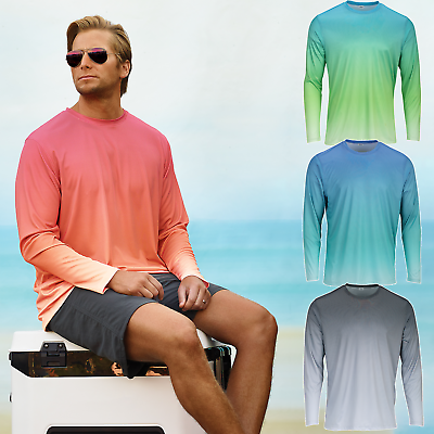 Sun Protection Long Sleeve Shirt UV SPF 50+ Gradient