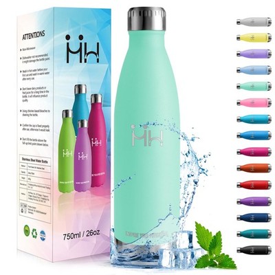 HoneyHolly Edelstahl Trinkflasche 750ml doppelwandig auslaufsicher BPA-frei OVP