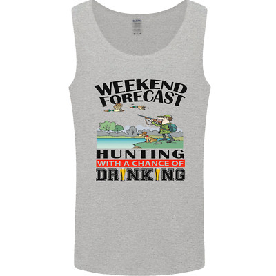 Hunting Weekend Alcohol Beer Funny Hunter Mens Vest Tank Top