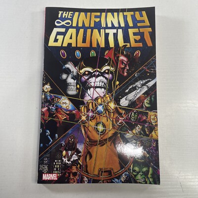 The Infinity Gauntlet Complete Marvel TPB RARE OOP Jim Starlin Thanos Mephisto