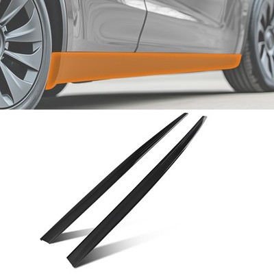 Side Panel Extension for BMW F32 F33 F36 4-Series 2014-20 Carbon Look ABS Skirt