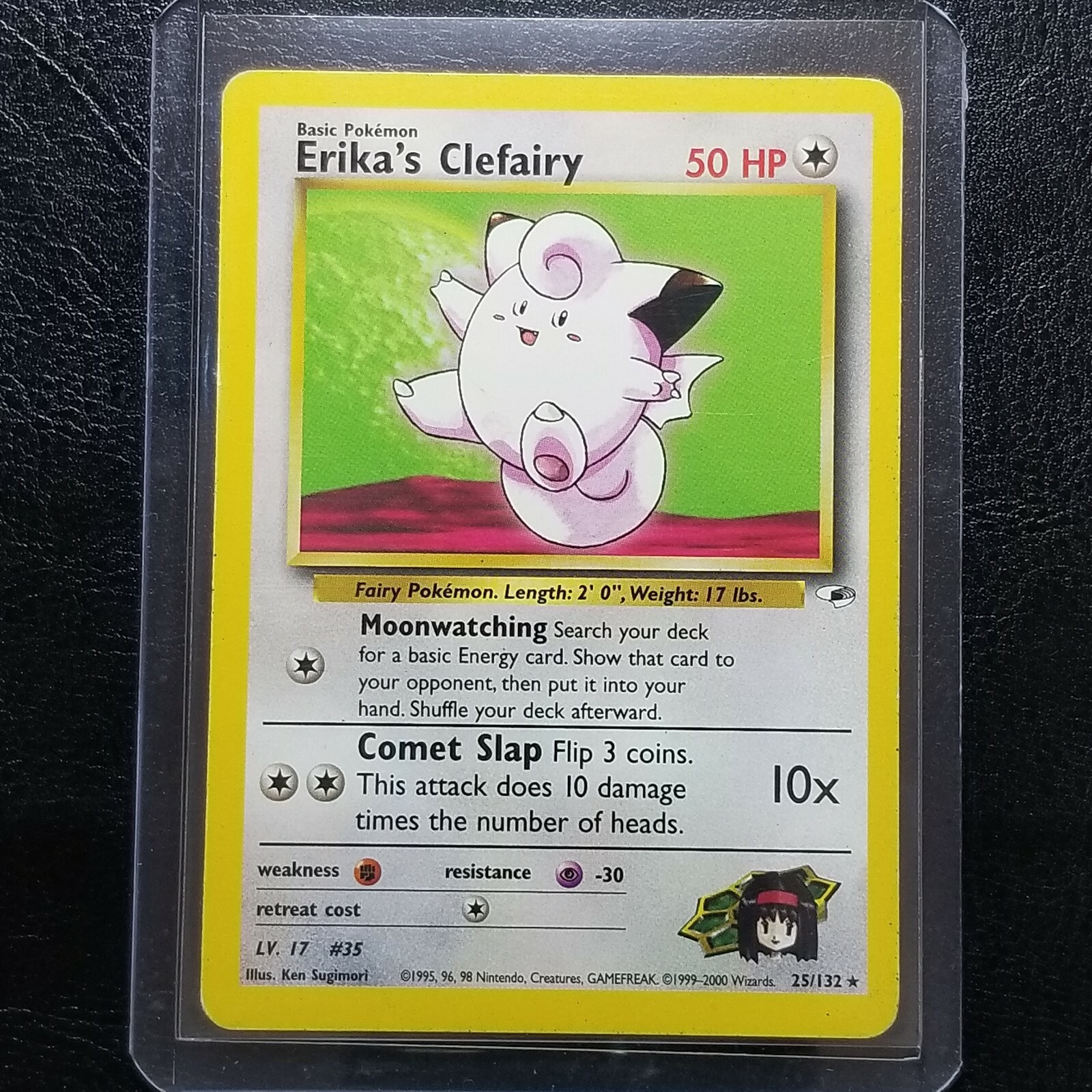 Erika's Clefairy 25/132 Gym Heroes Rare 2000 Pokemon TCG Wizard