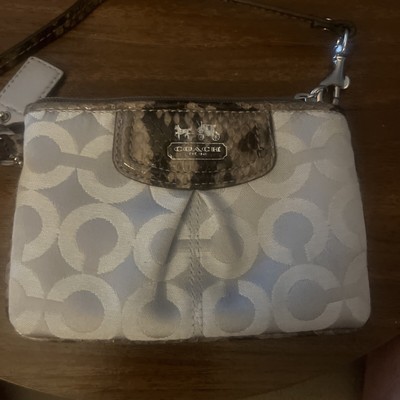 Coach Signature C Mini Wristlet/Change Purse 