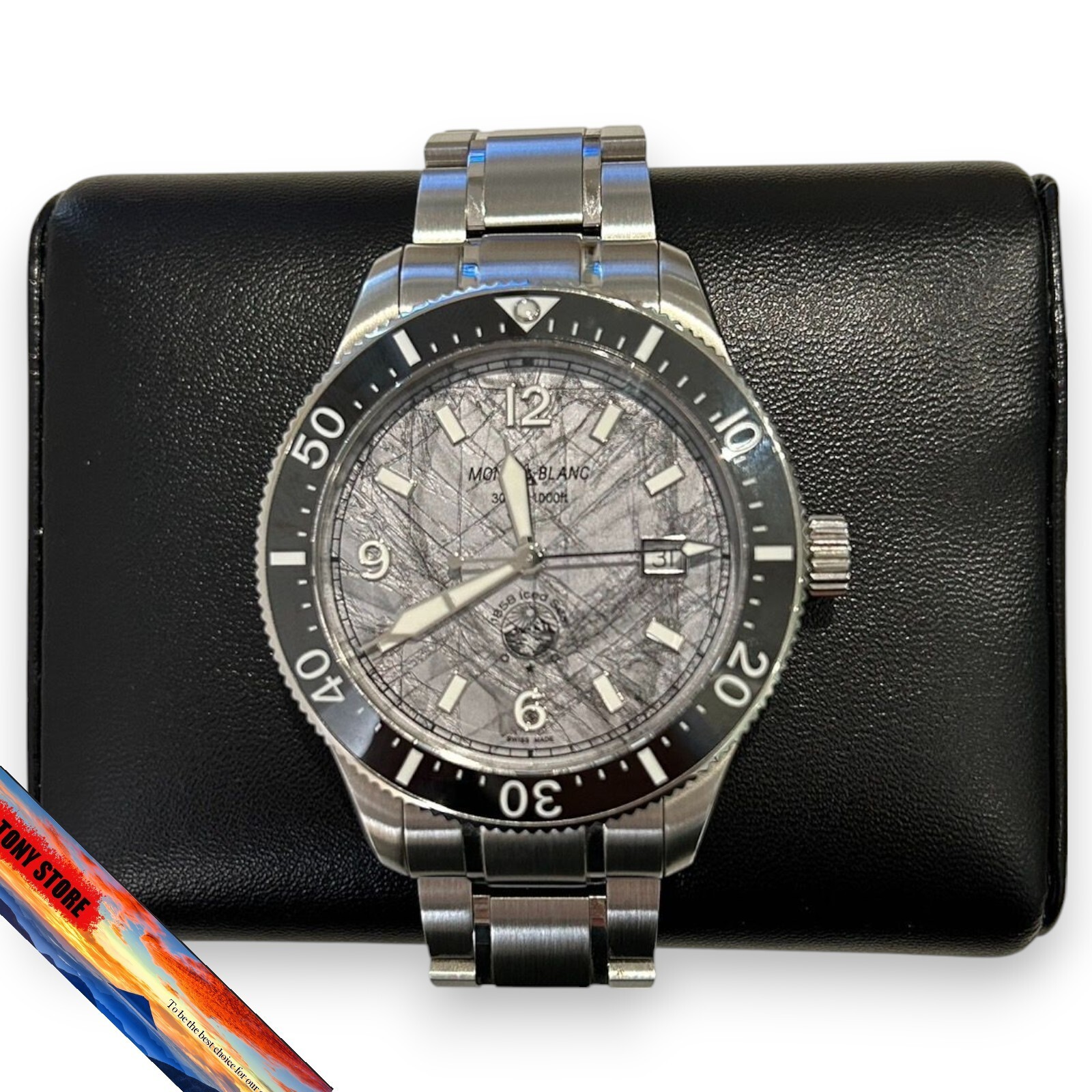 Montblanc 1858 Iced Sea Automatic Date MB130793 Silver Dial Montblanc 1858 Iced Sea Automatic Date MB130793 Silver Dial