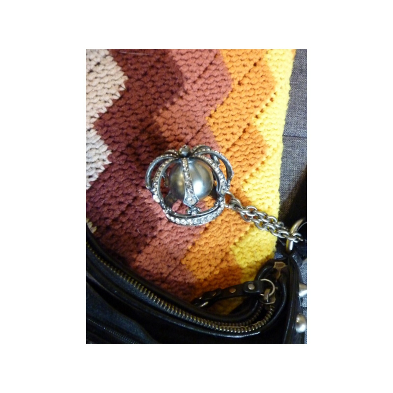 Small Juicy Velour Messenger Crossbody Purse