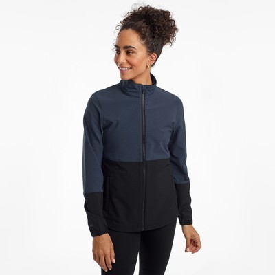 

Женская куртка Saucony Bluster Black  Apparel, Черный