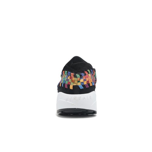 Pre-owned Nike Air Footscape Woven Rainbow Black Multi Women Unisex Casual Fb1959-002