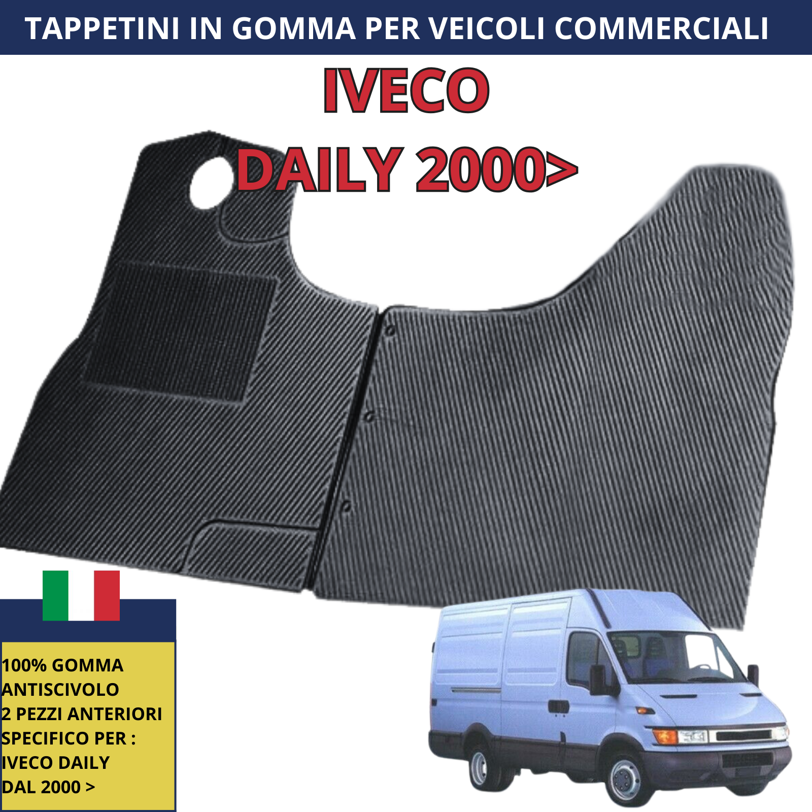 Tapis Sur Mesure Pour Iveco Daily / Grinta De 1978 À 1998 - Foto 9