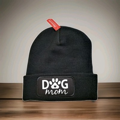 MÜTZE DOG MOM  fun beanie geschenk Spruch Weihnachten Christmas hund hundeliebe