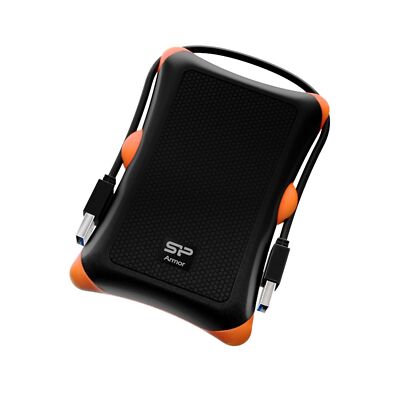 Silicon Power 2TB Rugged Portable External Hard Drive Armor A30, Shockproof U...