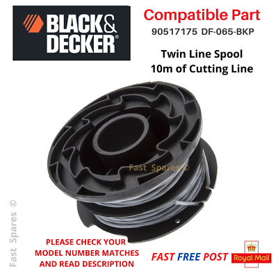 BLACK DECKER Reflex Plus GL337 GL337SB Strimmer TWIN Line