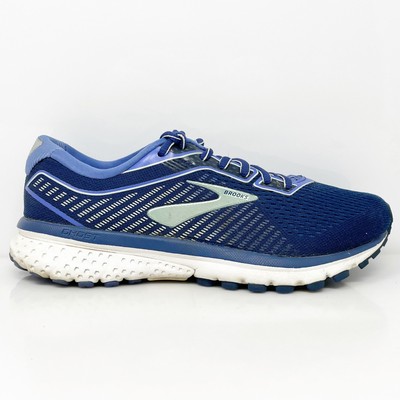 Brooks Womens Ghost 12 1203051D413 Синие кроссовки для бега Размер 7 D