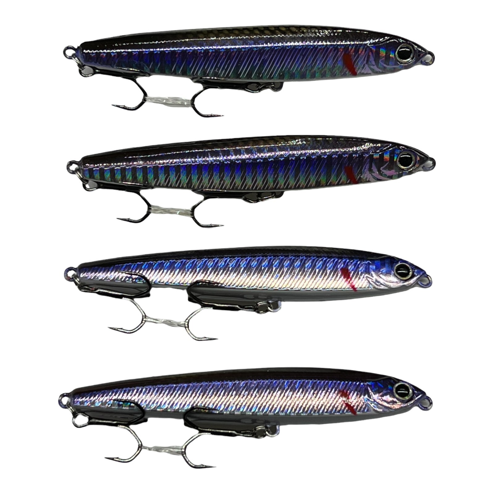 4/PCS Top Pencil Sinking Fishing Hard Bait Lure Saltwater Bass 18g