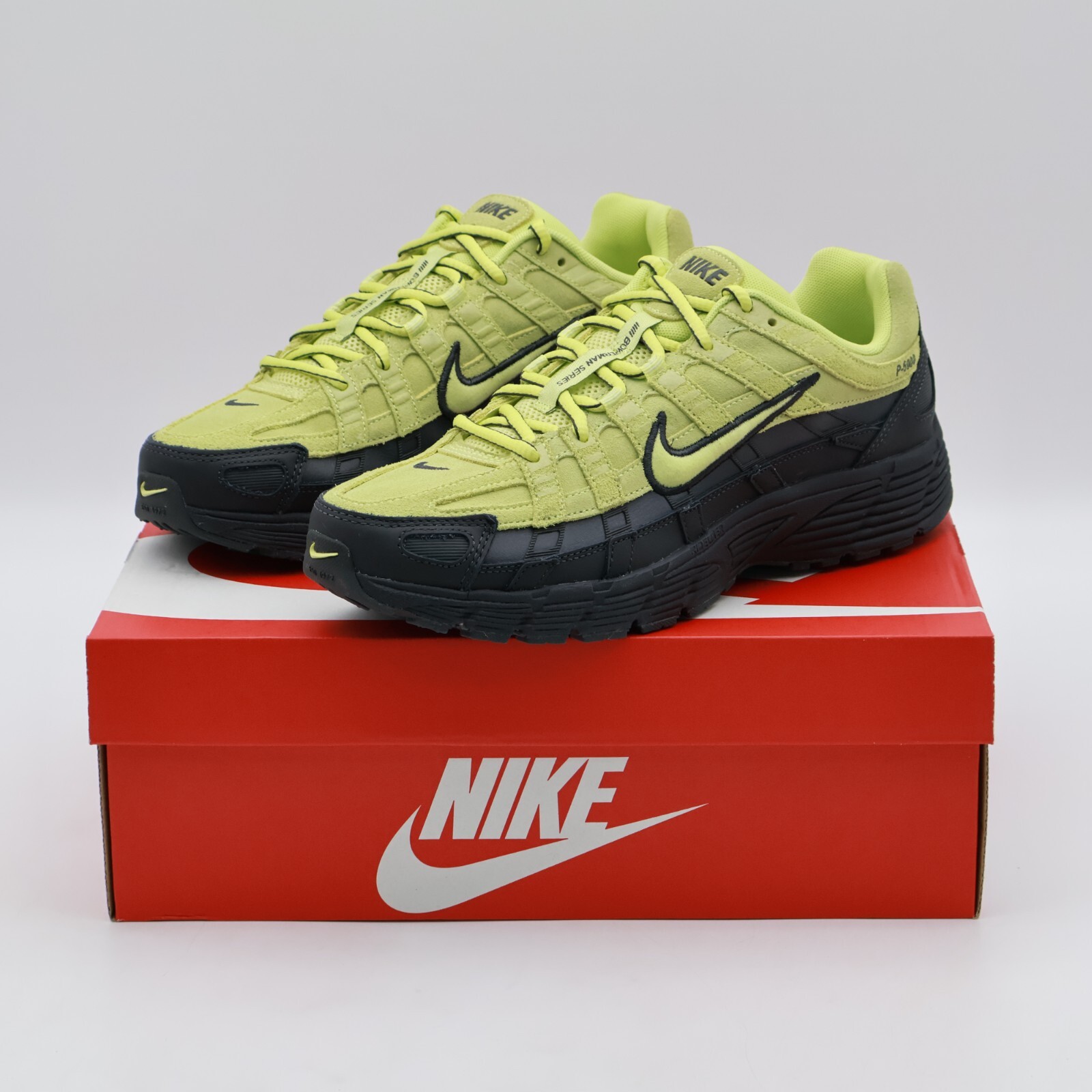 IF0668-300 Nike P-6000 PRM Limelight Dark Smoke Grey