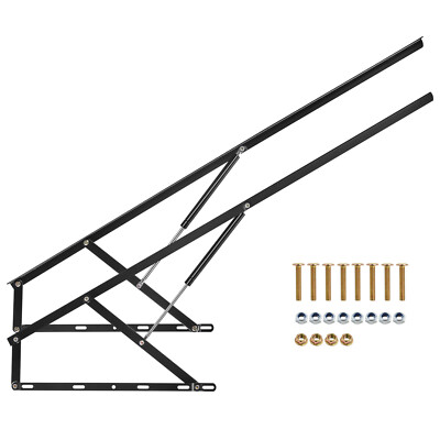 VEVOR Bett Lift Springaufbeschlag Bett bis 140kg DIY Wandbett Hardware 150cm