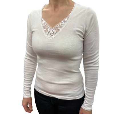 Cotton thermal clearance long sleeve tops