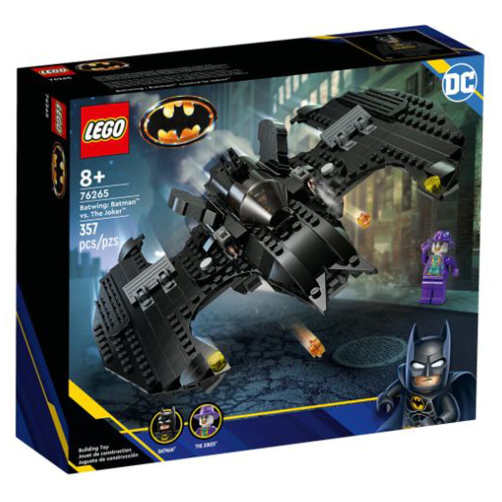 Конструктор LEGO Batman Крыло летучей мыши Бэтмен и Джокер Строительный набор 76265 НОВЫЙ