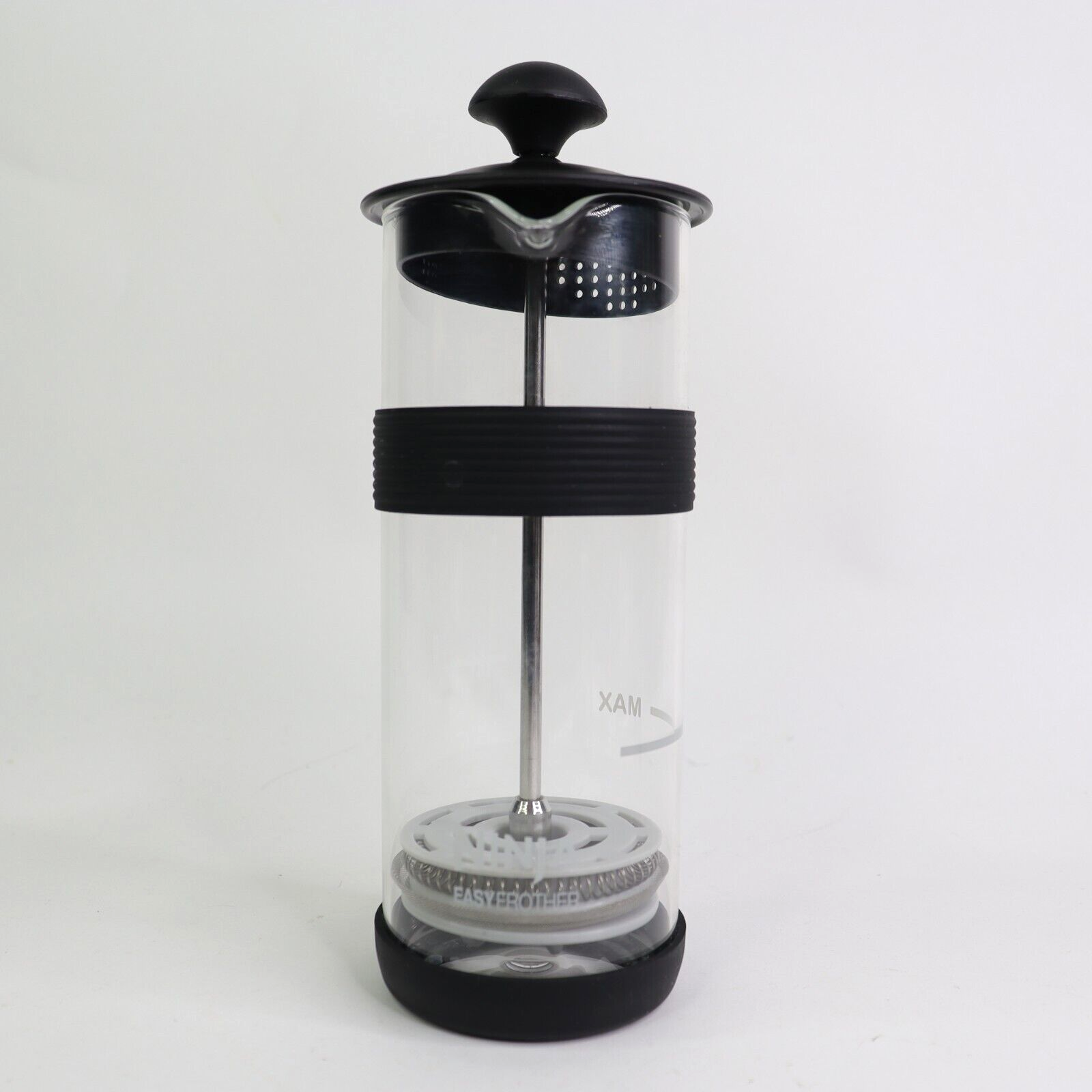 Ninja Milk Frother Coffee Bar Easy Glass & Black with Press 