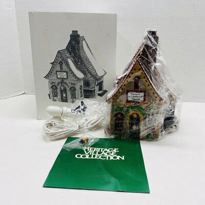 Dept 56 North Pole Lighted 1996 POPCORN & CRANBERRY HOUSE 56388 Retired NEW