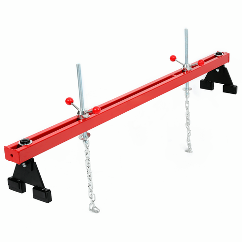 Engine Support Bar Transmission W/ Dual Hook 1100 LBS Capacity Steel Universal