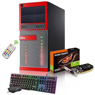 Dell RGB Gaming PC i5 16GB 1TB SSD Nvidia GeForce GT1030 2GB DDR5 Graphics HDMI