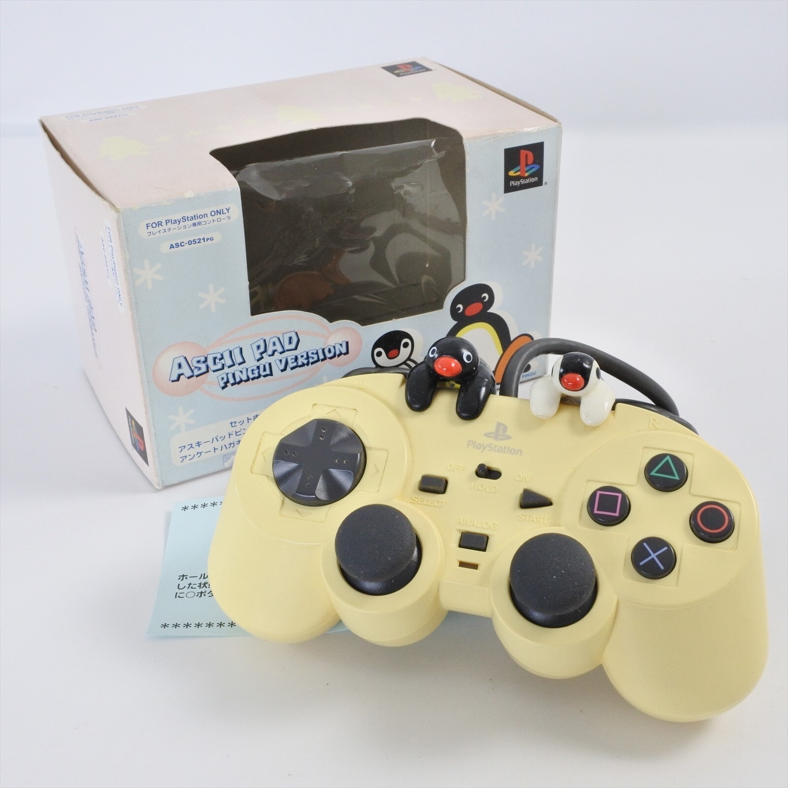 ASCII PAD PINGU Version Controller Boxed For Playstation PS1