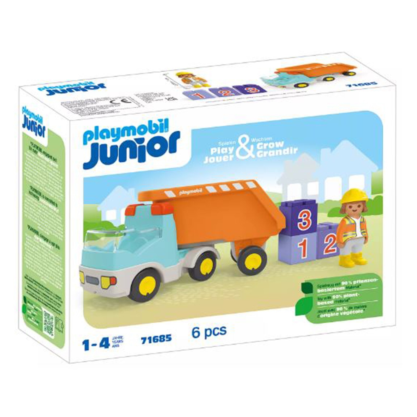 Конструктор для самосвала Playmobil Junior 71685 НОВЫЙ