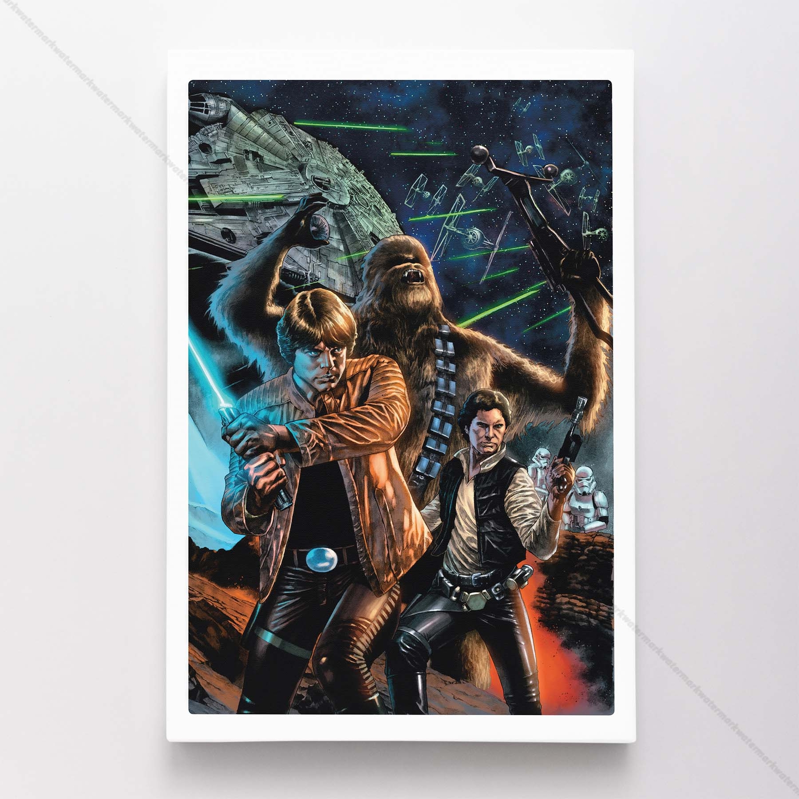 Star Wars Poster Canvas Movie Comic Art Print #118