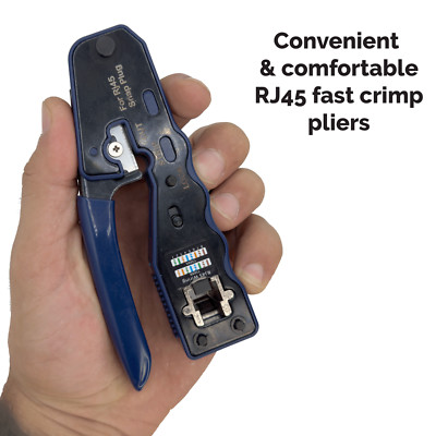 9001 2 in 1 RJ45 Easy Crimp Pliers