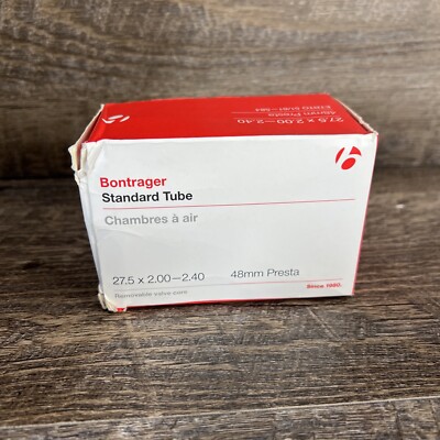 New Bontrager Bicycle Tube 27.5x2.00-2.40  48mm Presta Valve Free Shipping!