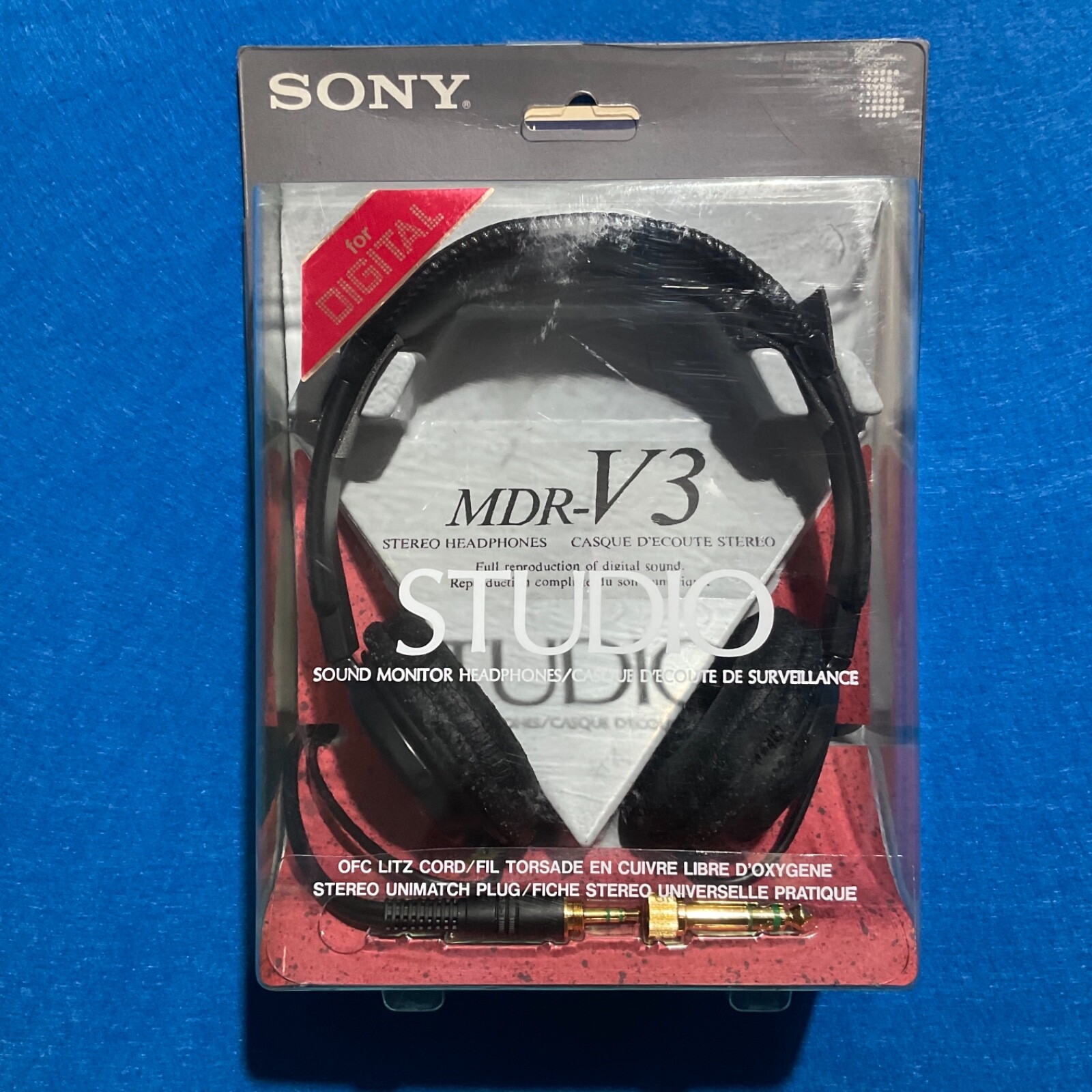 Vintage 80ages SONY MDR-3 V3 STUDIO Dynamic Stereo Vintage 80ages SONY MDR-3 V3 STUDIO Dynamic Stereo
