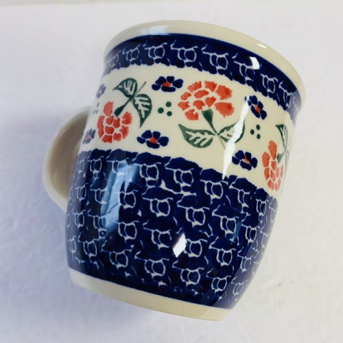 Boleslawiec Polish Pottery Cup/Coffee Mug-Vintage -Hand Made in Poland