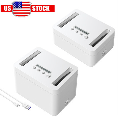 Metal Timed Lock Box for Iphone,Time lock Box with Child Lock and LED Display