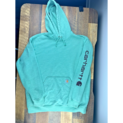 Carhartt Men's XL Loose Fit Hoodie Green Sweatshirt