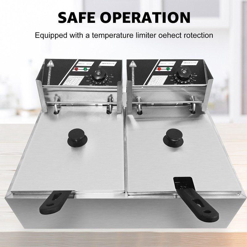 Stainless Steel Large Capacity W/basket 12l 5kw