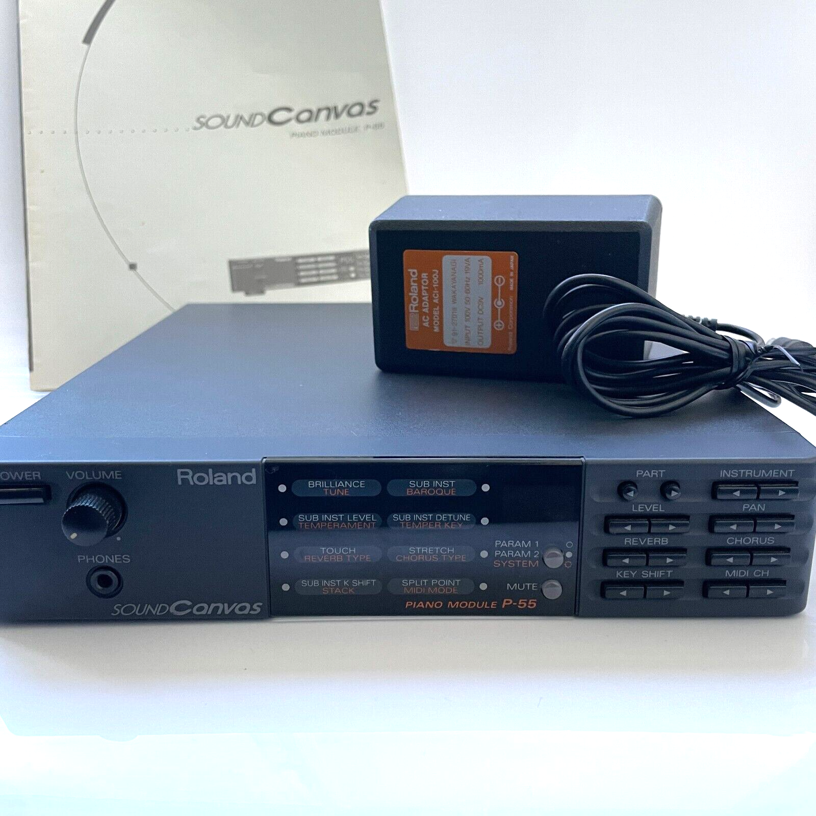 Roland P-55 ピアノサウンドモジュール　内蔵電池交換済み Roland P-55 ピアノサウンドモジュール 内蔵電池交換済み Roland