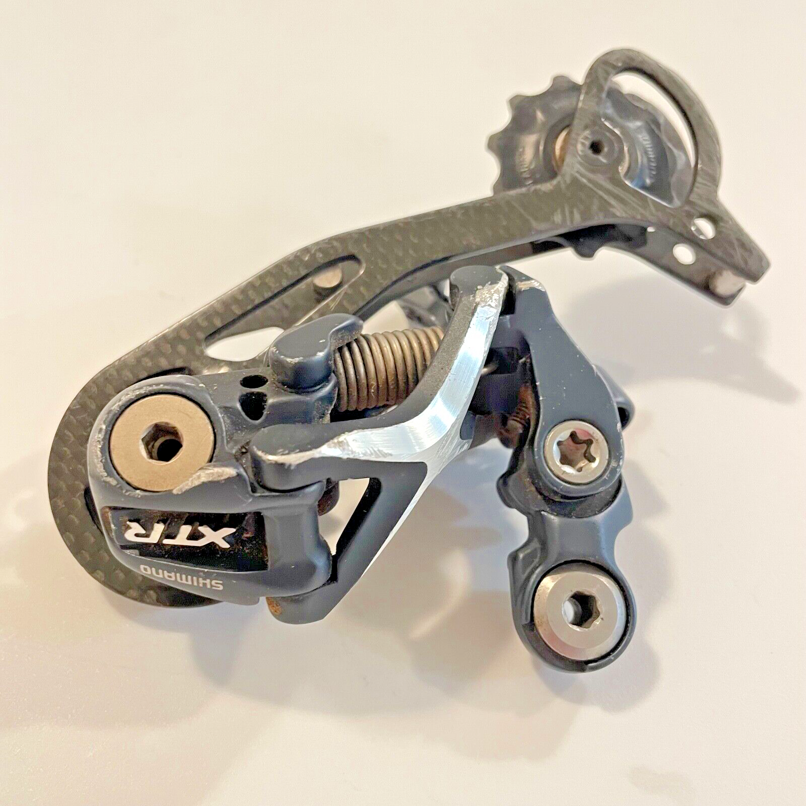 シマノ XTR RD-M972 リアディレイラーKCNC超々ジュラルミンプーリー