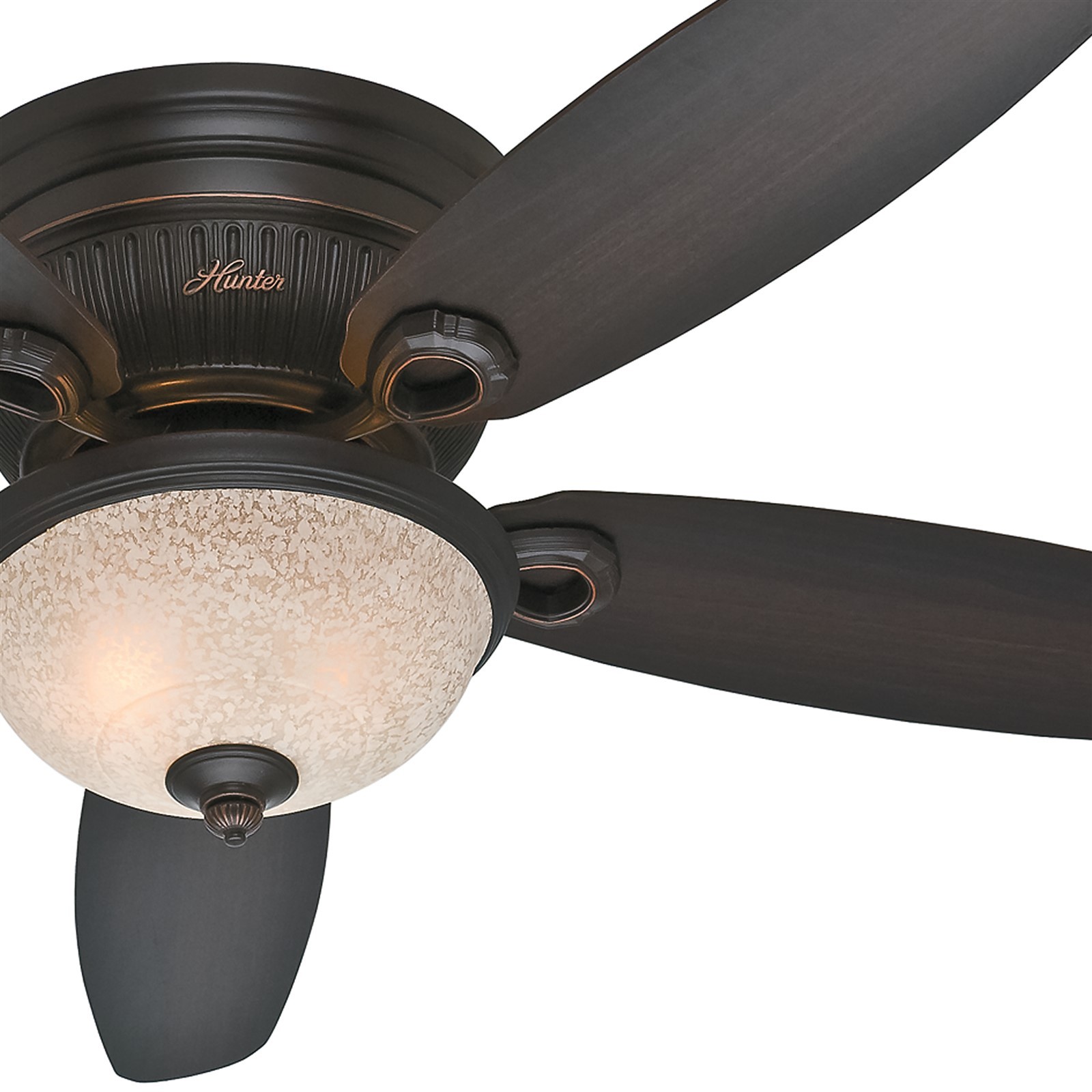Hunter 52 In 5 Minute Waldon Onyx Bengal Bronze Ceiling Fan With